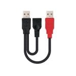 Nanocable Cable USB 2.0 con Alimentación hasta 500mA 15cm Negro