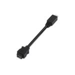 Nanocable Cable OTG USB 2.0 Mini USB-B Hembra a Micro USB-B Macho 10cm Negro