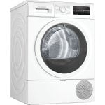 Sèche-linge à pompe à chaleur Bosch Série 6 WTR87641ES, chargement frontal, 8 kg, A+++, blanc