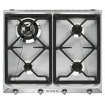 Smeg Victoria SR964XGH Placa de Gas 4 Zonas 60cm Inox