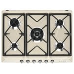 Smeg Victoria SR975PGH Placa de Gas 5 Zonas 70cm Crema