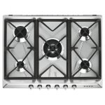 Smeg Victoria SR975XGH Placa de Gas 5 Zonas 70cm Inox