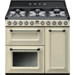 Smeg Victoria TR93P Cocina de Gas 6 Zonas + 3 Hornos Crema Smeg Victoria TR93P Cocina de Gas 6 Zonas + 3 Hornos Crema