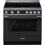 Smeg Portofino CPF9IPAN Cocina de Inducción 5 Zonas + Horno Pirolítico Antracita