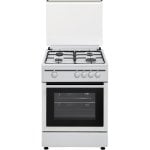 Vitrokitchen CB60BB Cucina A Gas Butano 4 Zone + Forno Bianco Vitrokitchen CB60BB Cucina A Gas Butano 4 Zone + Forno Bianco