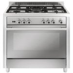 Vitrokitchen MX96IB Cocina de Gas Butano 5 Zonas + Horno Inox Vitrokitchen MX96IB Cocina de Gas Butano 5 Zonas + Horno Inox