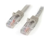 Startech 45PAT15MGR Cable de Red Cat 5e UTP Patch Snagless  RJ-45 Sin Enganches 15m  Gris