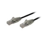 Startech N6PAT200CMBKS Cable de Red Cat6 Delgado RJ-45 sin Enganches 2m Negro Startech N6PAT200CMBKS Cable de Red Cat6 Delgado RJ-45 sin Enganches 2m Negro