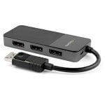 Startech Hub MST USB-C para 4x DisplayPort 1.4 Preto Startech Hub MST USB-C para 4x DisplayPort 1.4 Preto