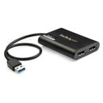 StarTech.com Adattatore USB a due DisplayPort - 4K 60 Hz - USB 3.0 (5 Gbps)