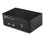 StarTech.com Switch KVM USB doppio DisplayPort 2 porte con audio e hub USB 2.0 StarTech.com Switch KVM USB doppio DisplayPort 2 porte con audio e hub USB 2.0