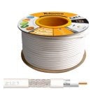 Televes CXT-1 Bobina Cable Coaxial Cobre 100m Blanco Televes CXT-1 Bobina Cable Coaxial Cobre 100m Blanco