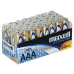 Pacchetto batterie alcaline Maxell AAA LR03 32 unità