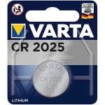 Varta LITHIUM Coin CR2025 (Batteria a bottone, 3V) Blister da 1