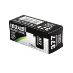Maxell SR626SW Pack de 10 Pilas de Botón 377 Maxell SR626SW Pack de 10 Pilas de Botón 377