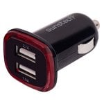 Sunstech DCU10BK Carregador de Carro Duplo USB 2.1A Sunstech DCU10BK Carregador de Carro Duplo USB 2.1A