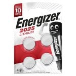 Batterie al litio Energizer CR2025 3V 4 unità