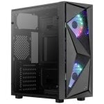 Aerocool Glider USB 3.0 FRGB avec fenêtre en acrylique noir