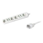 Phasak BN 0964 Regleta IEC 8 Tomas 1.5m Blanca