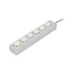 Ciabatta elettrica Phasak BNS 1209 T IEC 6 prese 1,5 m bianca Ciabatta elettrica Phasak BNS 1209 T IEC 6 prese 1,5 m bianca