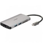 Hub D-Link DUB-M810 USB-C 8-en-1 HDMI 4K Ethernet RJ45 Aluminium