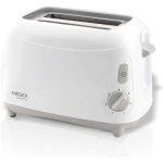 Tostadora Haeger Geminy 2 ranuras largas 900 W 7 niveles blanca