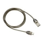 Cavo da microUSB a USB maschio/maschio Canyon CNS-USBM5DG da 1 m, grigio metallizzato