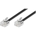 Goobay Câble Téléphonique RJ11 6P4C Mâle/Mâle 3m