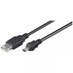 Goobay Cable USB 2.0 a Mini USB Macho/Macho 3m Negro Goobay Cable USB 2.0 a Mini USB Macho/Macho 3m Negro
