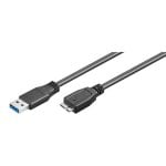 Goobay Cable USB 3.0 a Micro USB B Macho/Macho 50cm Negro Goobay Cable USB 3.0 a Micro USB B Macho/Macho 50cm Negro