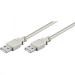 Cavo USB 2.0 maschio/maschio Goobay da 1,8 m grigio