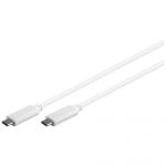 Câble Goobay USB-C 3.1 Mâle/Mâle 1m Blanc Câble Goobay USB-C 3.1 Mâle/Mâle 1m Blanc