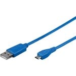 Goobay Cable USB 2.0 a Micro USB Macho/Macho 1m Azul Goobay Cable USB 2.0 a Micro USB Macho/Macho 1m Azul