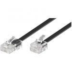 Cavo telefonico Goobay RJ11 a RJ45 maschio/maschio 10 m Nero