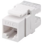 Goobay Connecteur Keystone RJ45 vers TB110 Cat 6 UTP Blanc Goobay Connecteur Keystone RJ45 vers TB110 Cat 6 UTP Blanc