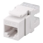 Connettore Goobay Keystone RJ45 a TB110 Cat 5e UTP Bianco