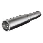 Adattatore Goobay XLR a jack 6,35 mm maschio/femmina grigio