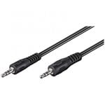 Goobay Cable de Audio Estéreo Jack 3.5mm Macho/Macho 5m Negro Goobay Cable de Audio Estéreo Jack 3.5mm Macho/Macho 5m Negro