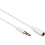 Cavo prolunga Goobay Jack 3,5 mm maschio/femmina 50 cm bianco