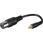 Câble adaptateur coaxial d'antenne Goobay vers MCX femelle/femelle 10 cm noir Câble adaptateur coaxial d'antenne Goobay vers MCX femelle/femelle 10 cm noir