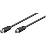 Câble d'antenne coaxial Goobay 15m noir