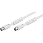 Goobay Cabo Coaxial Antena com Ferrite 1.5m Branco Goobay Cabo Coaxial Antena com Ferrite 1.5m Branco