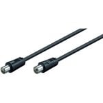 Cavo antenna coassiale Goobay 20 m Nero