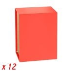 Grafoplás Caja para Archivador A4 75mm Rojo 12 Unidades Grafoplás Caja para Archivador A4 75mm Rojo 12 Unidades