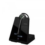 Jabra Engage 75 Convertible Auricolare Wireless Passanuca, A clip, A Padiglione Ufficio Bluetooth Nero