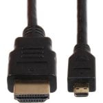 Cavo da micro HDMI a HDMI 3 m Nero