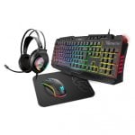 Krom Kritic Kit Gaming RGB Teclado + Auriculares + Rato + Tapete
