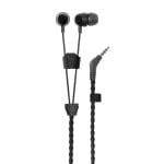 Wraps Classic Black Auriculares Tela Trenzada Negro