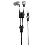 Wraps Auriculares Core Símil Cuero Negro/Gris