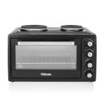 Horno Sobremesa Tristar OV-1443 Manual 38L 3100W Negro con 2 Placas